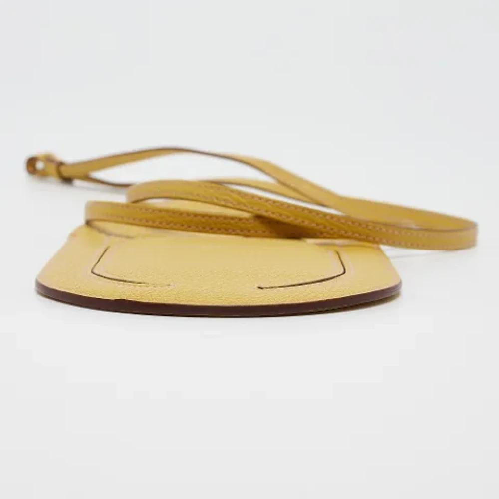 Hermès Vintage Pre-owned Leather home-office Yellow Dames