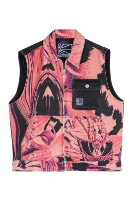 floral-denim-vest