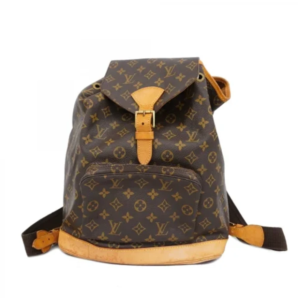 Louis Vuitton Vintage Pre-owned Canvas backpacks Brown Dames