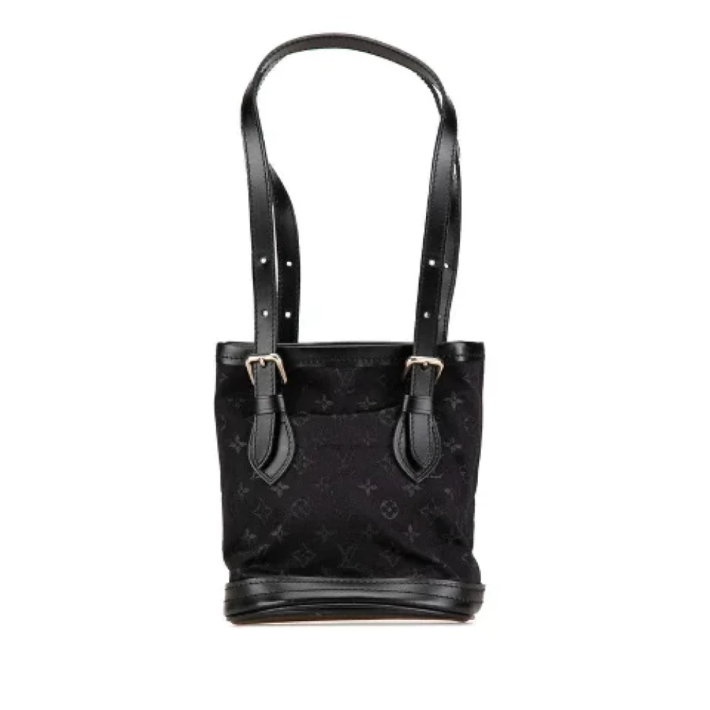 Louis Vuitton Vintage Pre-owned Canvas handbags Black Dames