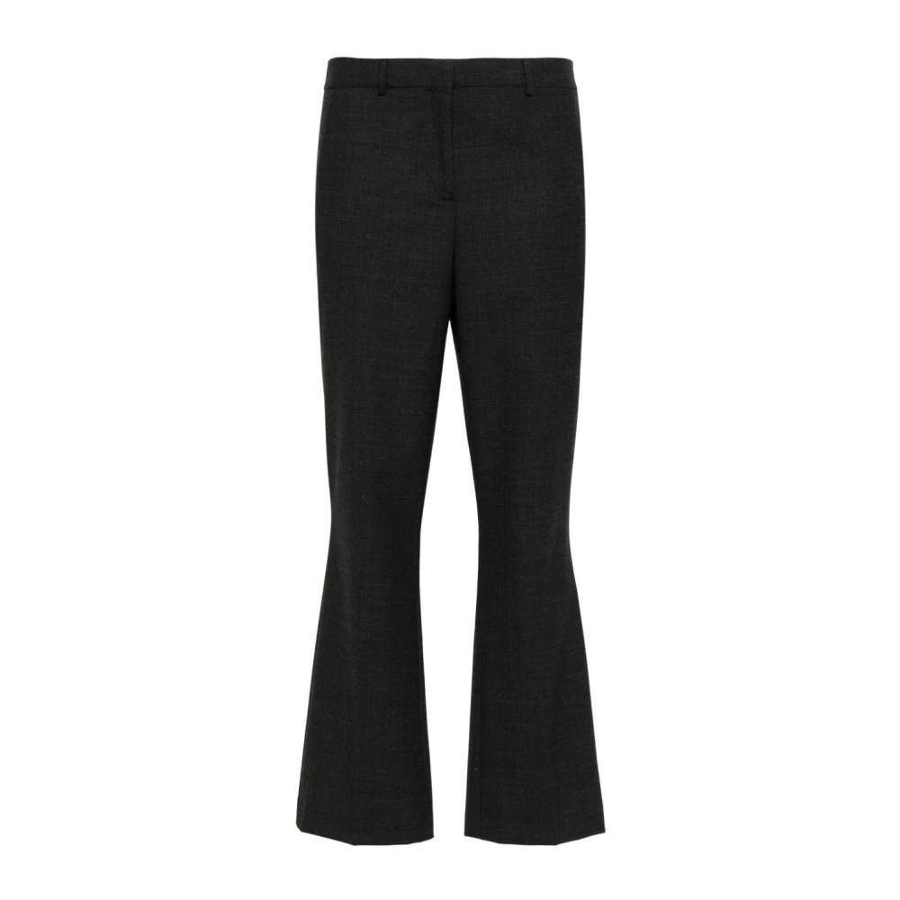 Semicouture Getailleerde Grijze Broek Slim Fit Gray Dames