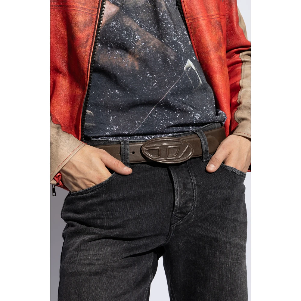 Diesel Riem `B-1Dr Scratch` Brown Heren