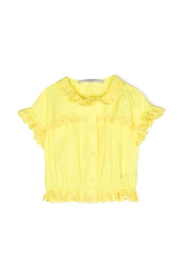 yellow-ruffle-blouse-with-logo-embroidery