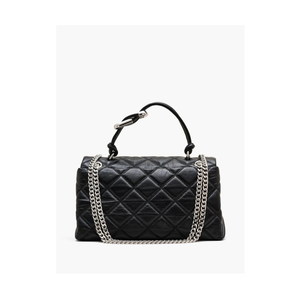 Marc Jacobs Zwarte Omslag Twist-Lock Tas Black Dames