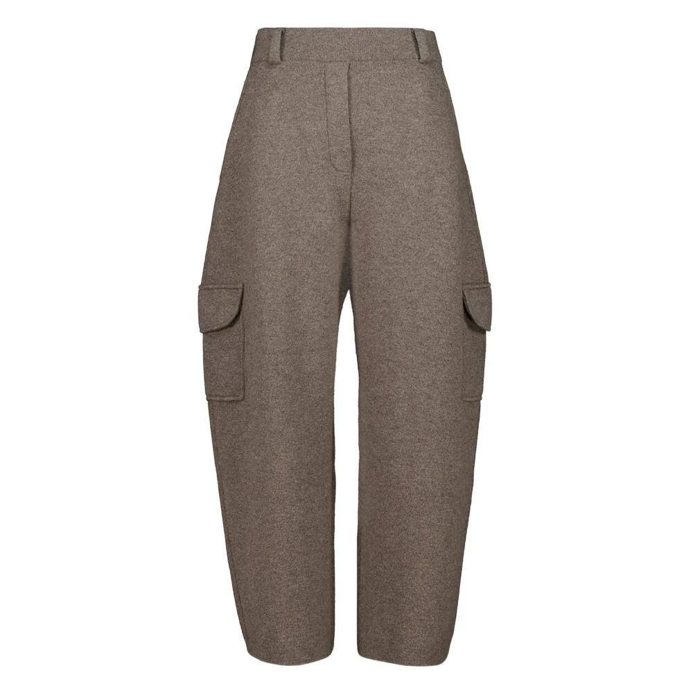 Lisa Yang Women's Brown Wide Trousers, Xs, Sofi Trousers