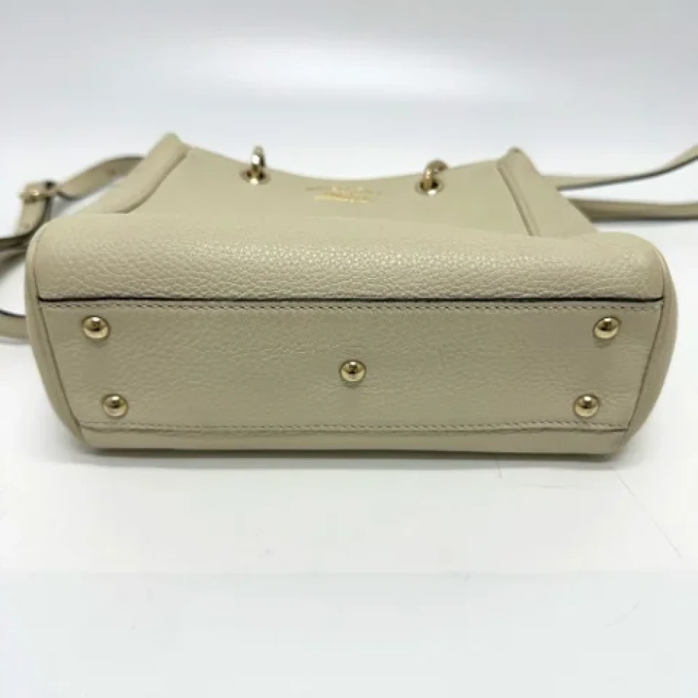 Gucci Vintage Pre-owned Leather handbags White Dames