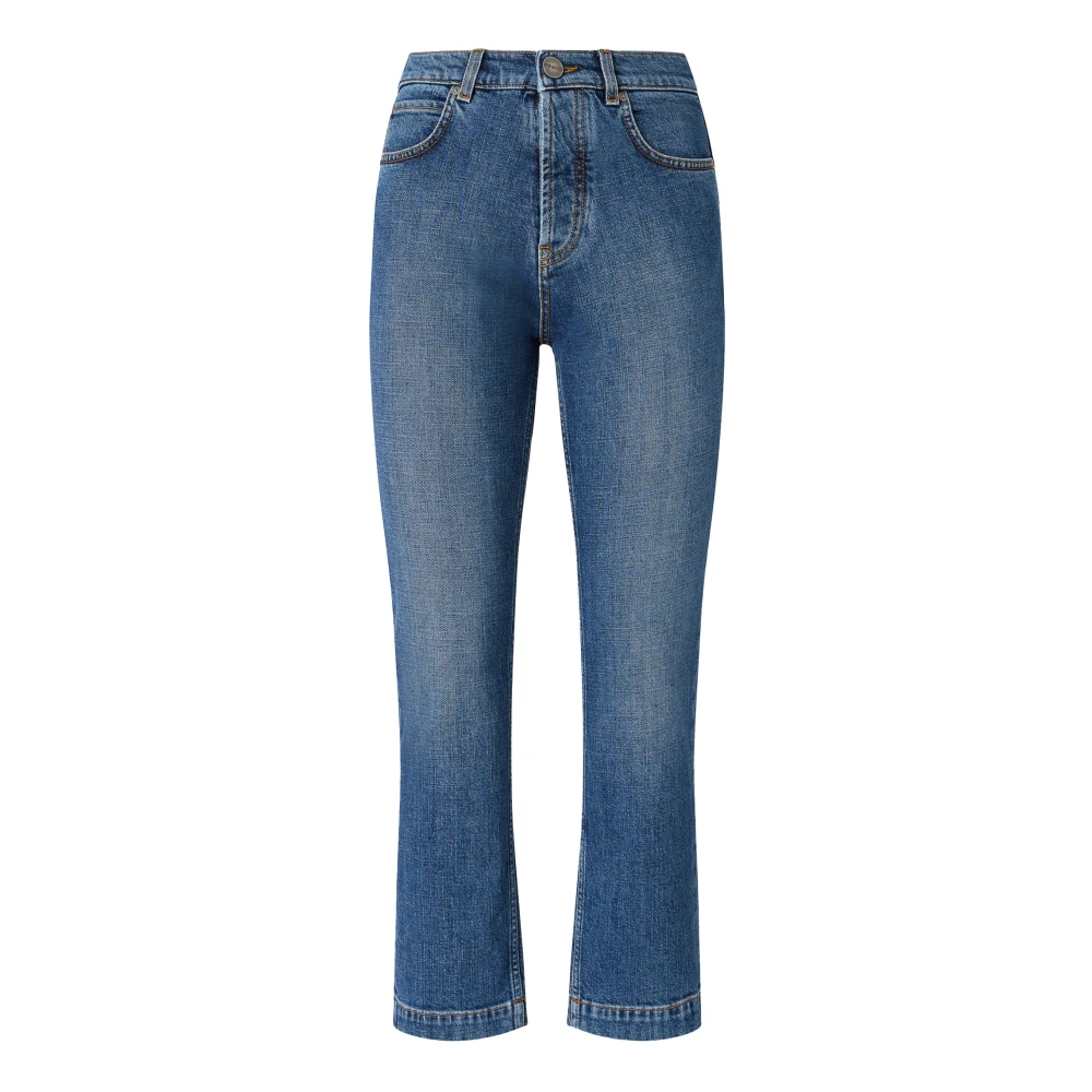 Pinko Cropped Jeans, Female, W26, Cropped Jeans Blue