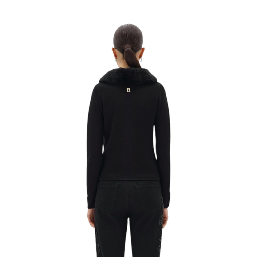 Blugirl Stijlvolle Gebreide Top Black Dames