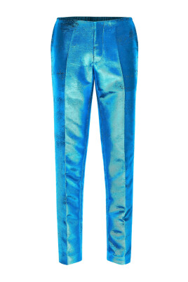 blue-metallic-tailored-pants-with-pressed-creases