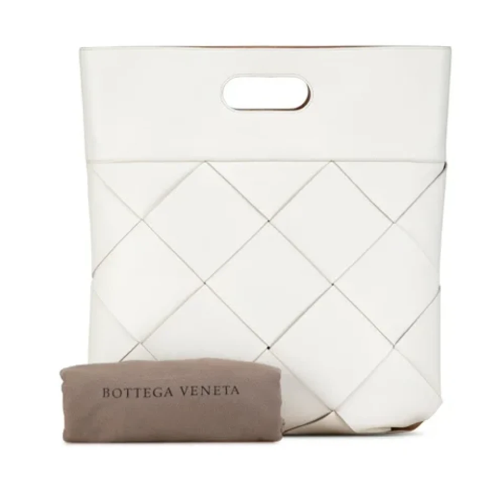 Bottega Veneta Vintage Pre-owned Leather handbags White Dames