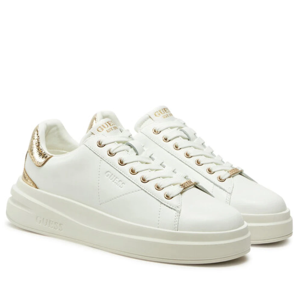 Guess Vita Sneakers för en stilren look White, Dam