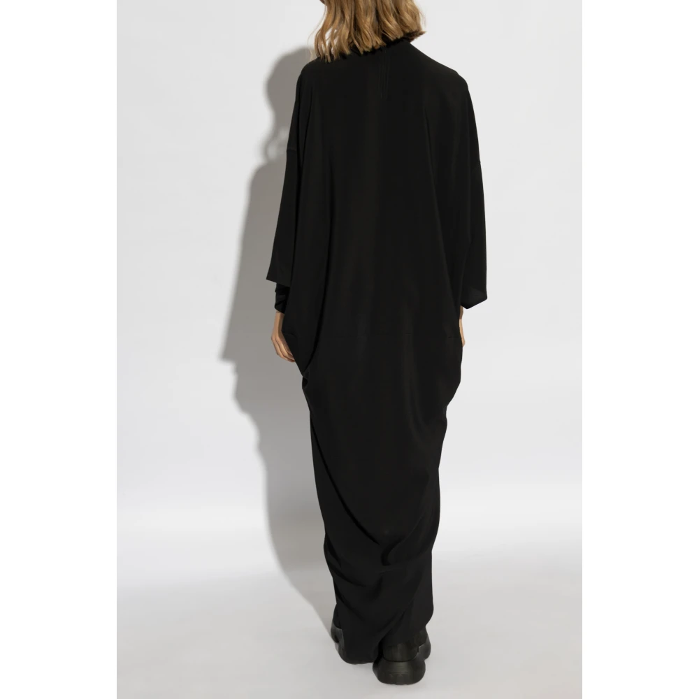 Rick Owens Jurk Tommykite Black Dames