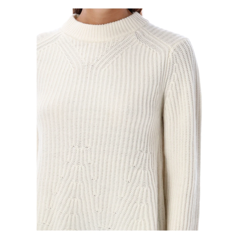 Loulou Studio Kasjmier Flare Gebreide Kleding Ivoor Aw24 Beige Dames