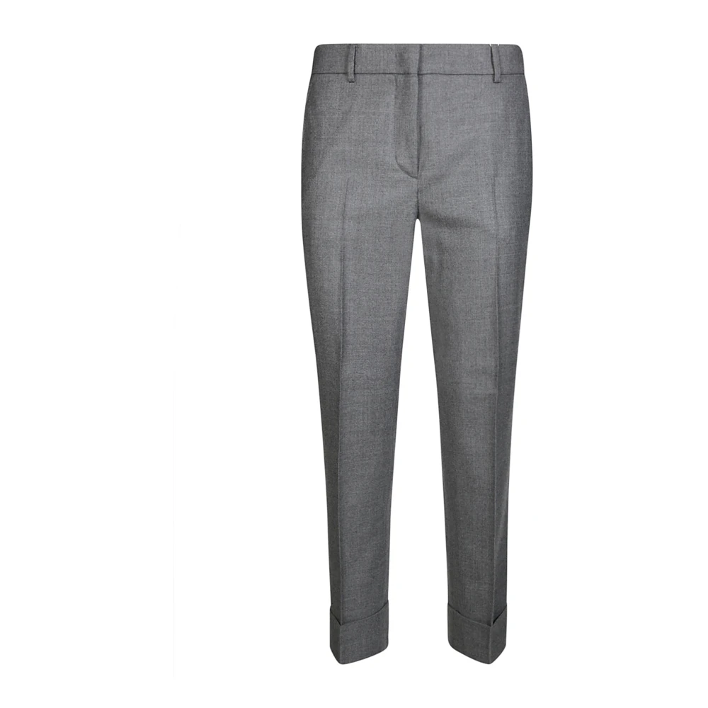 Incotex Flanellen Broek Gray Dames