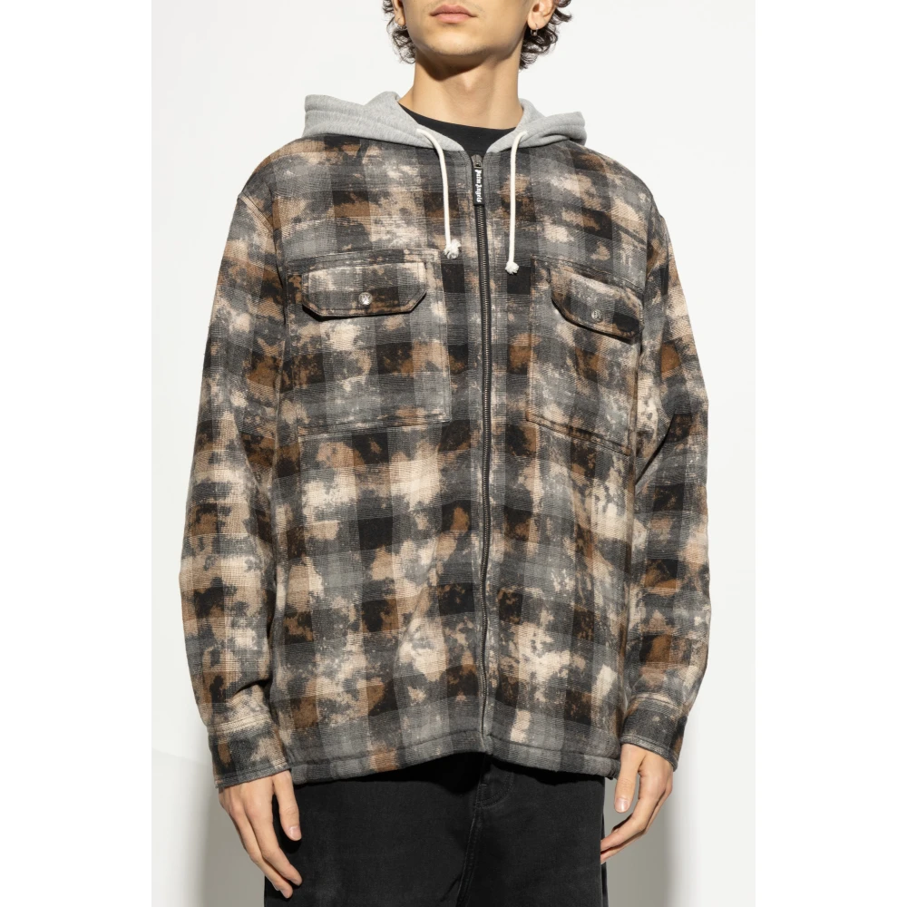 Palm Angels Capuchonjack Brown Heren