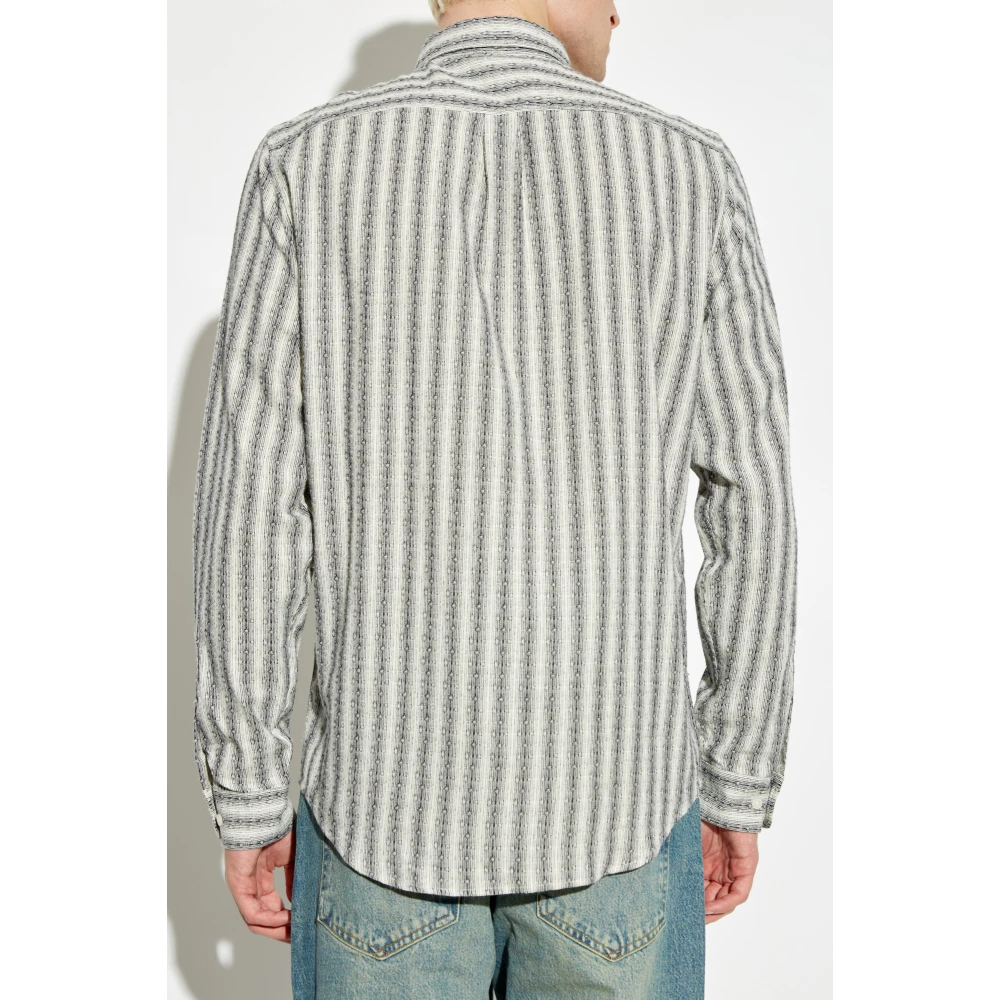 Samsøe Shirt Saliam Gray Heren