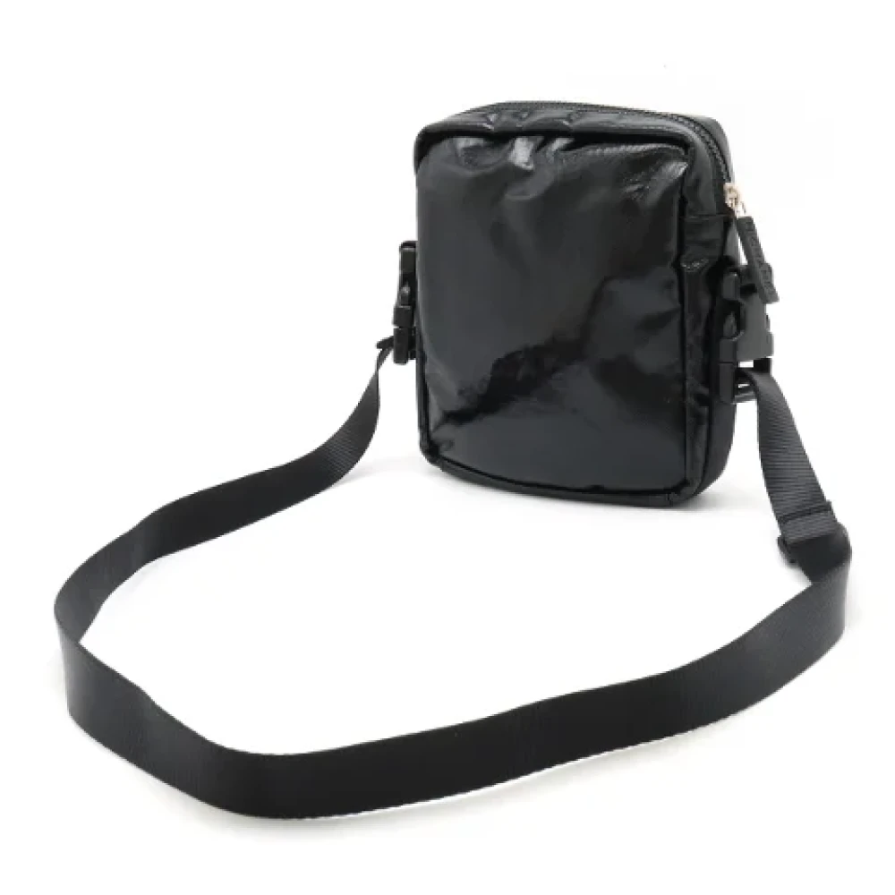 Chanel Vintage Pre-owned Canvas crossbody-bags Black Dames