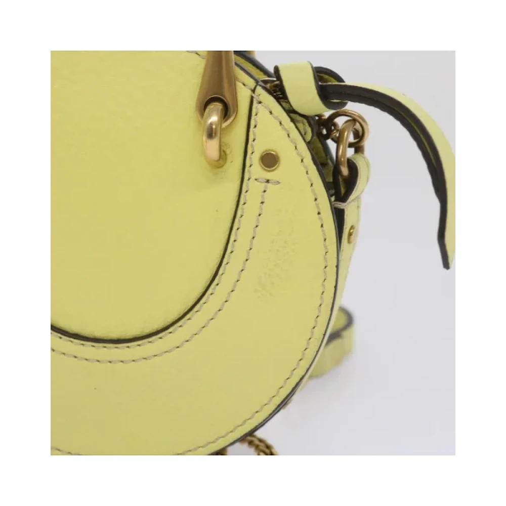 Chloé Pre-owned Suede handbags Yellow Dames