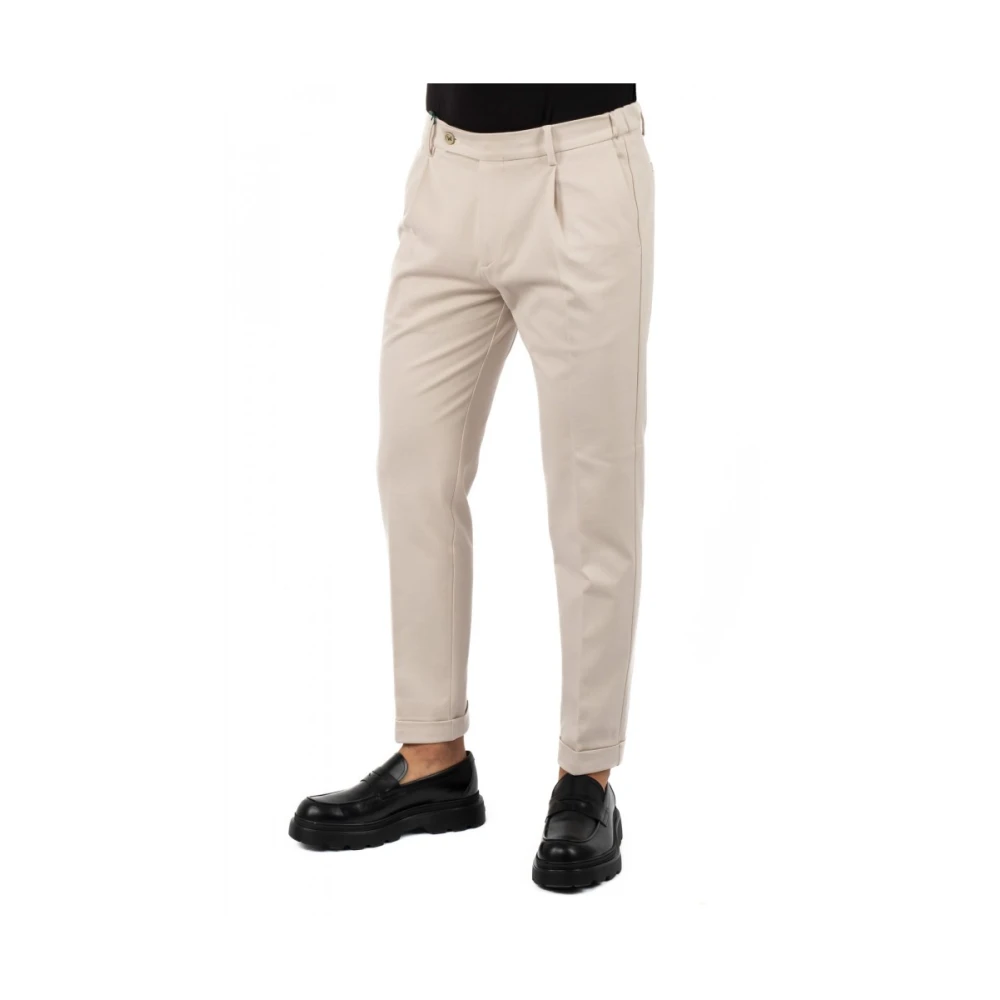 Berwich Herenbroek Klassieke Stijl White Heren