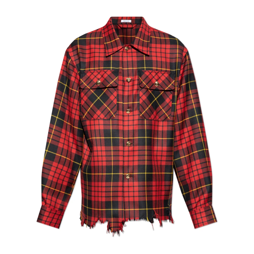 Alexander mcqueen Wollen overhemd Red Heren