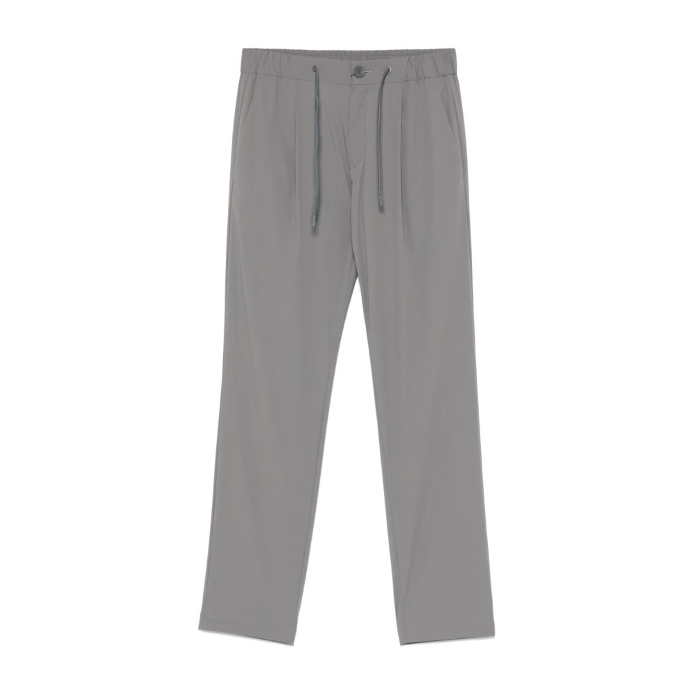 Herno Men's Gray Straight Trousers, M, Stylish Trousers