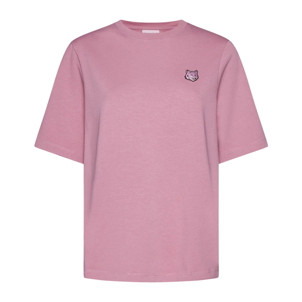 Maison Kitsuné Stijlvolle T-shirts en Polos Pink Dames