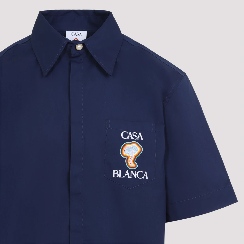 Casablanca Blauw Overhemd voor Mannen Stijlvol Blue Heren