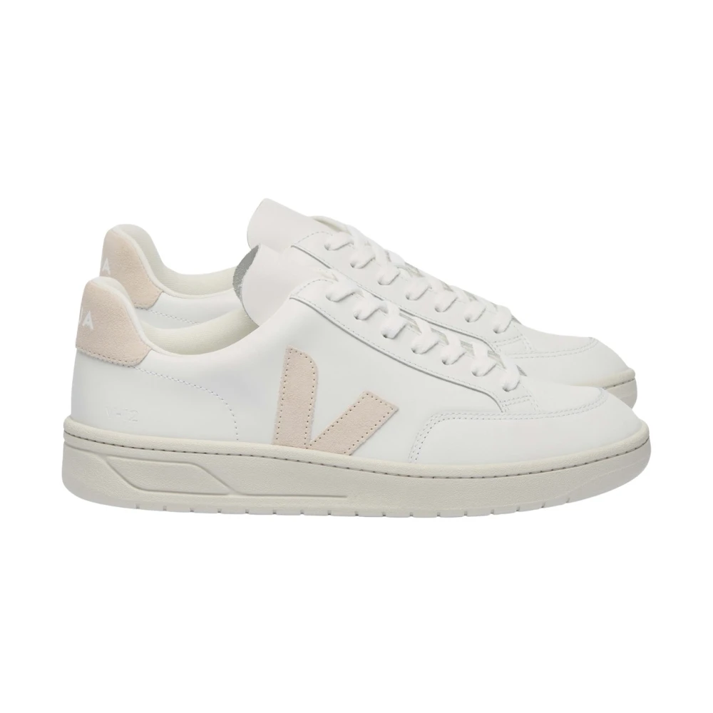 Veja V-12 Leather Dames Schoenen Wit