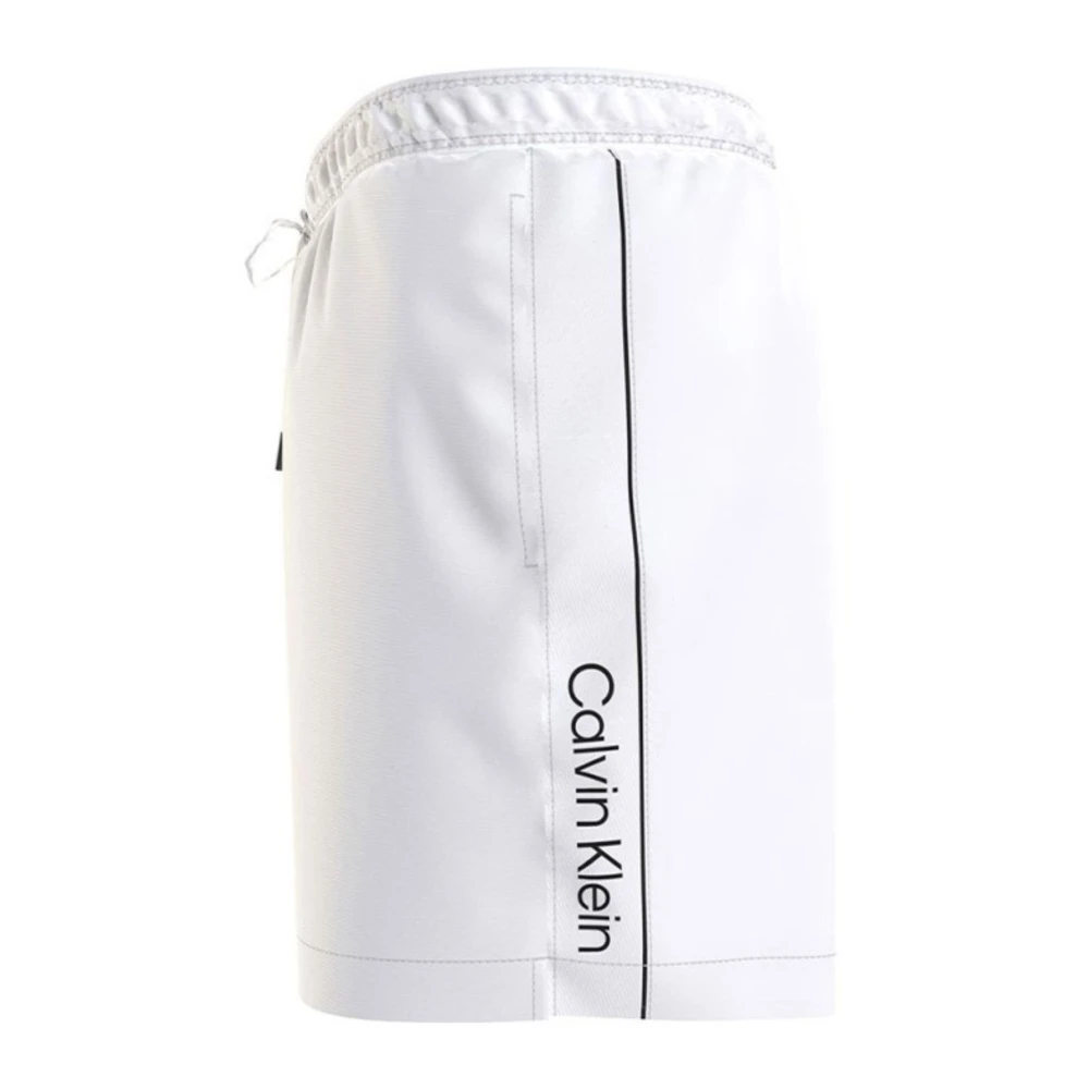 Calvin Klein Heren Zwemkleding Koordsluiting Stijl White Heren