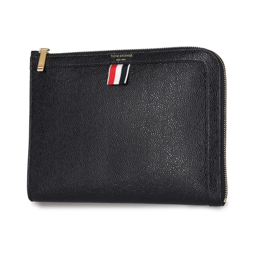 Thom Browne Zwarte Pouch Tassen Black Heren