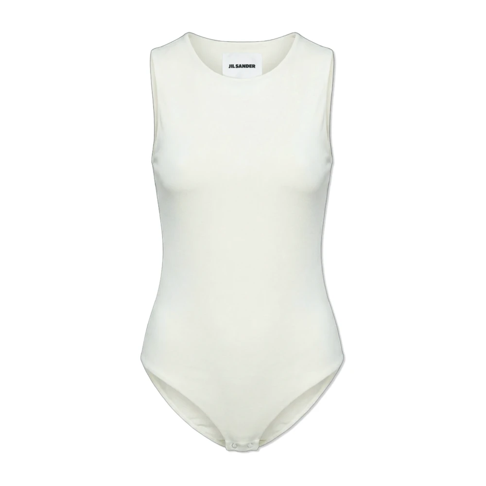 Jil Sander Donna Beige - Body Fluid Viscosa - Tops - S