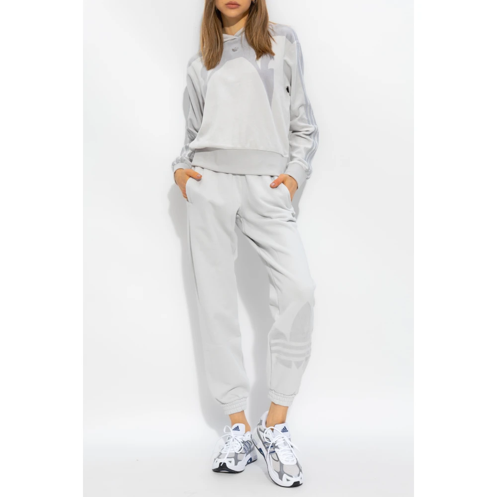adidas Originals Sweatpants met logo Gray Dames