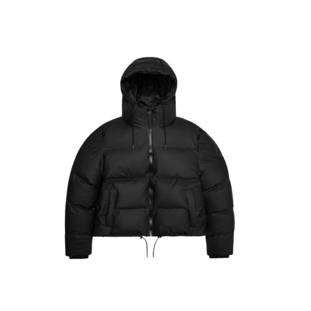 Rains Waterdichte Winter Puffer Jas Black Dames
