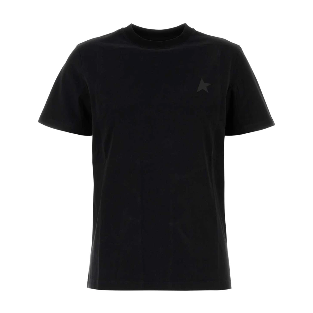 Golden Goose Women's Black T-Shirts, S, Star Crew-Neck T-Shirt