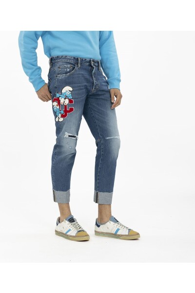 Slim-Fit Smurfs Denim Jeans