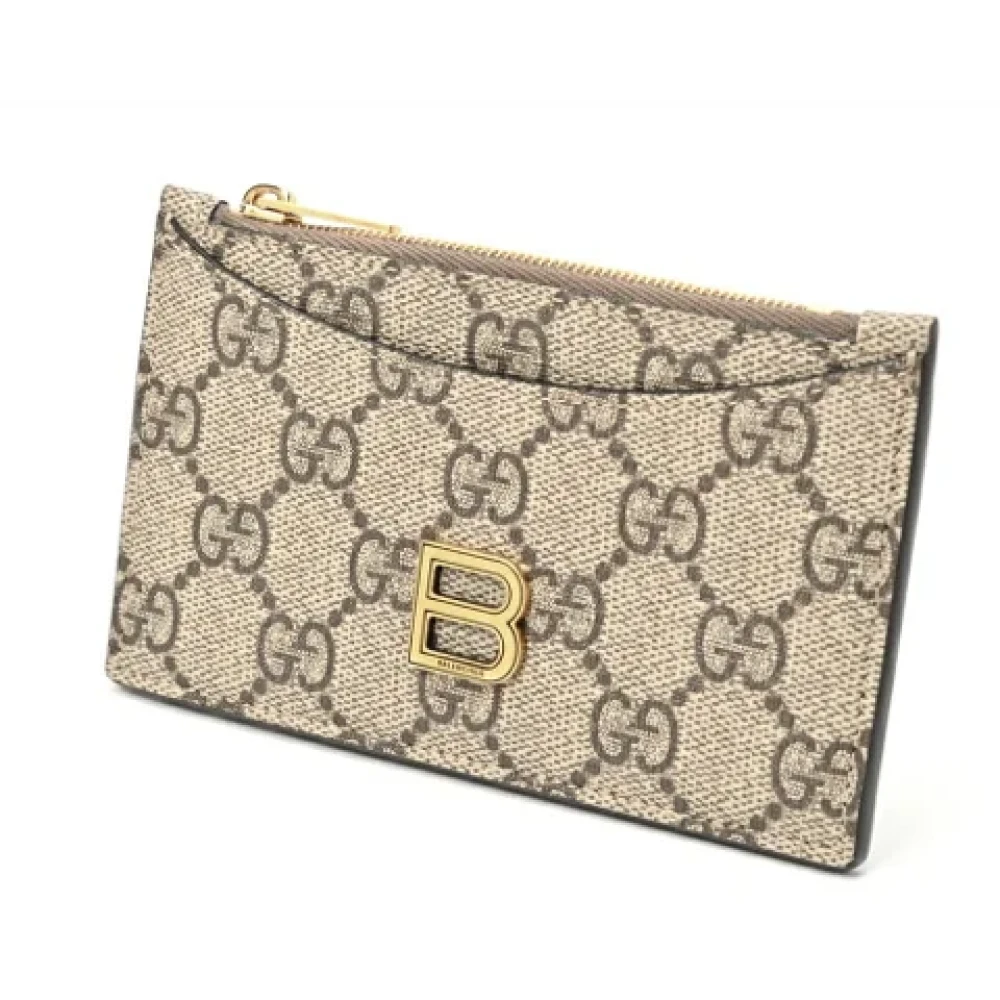 Gucci Vintage Pre-owned Canvas home-office Beige Dames
