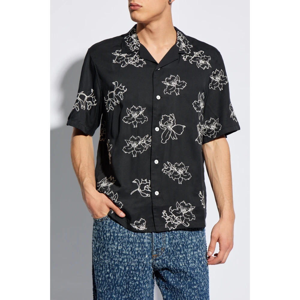 Rag & Bone Avery Shirt Black Heren