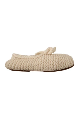 Eleganta Wool Knit Ballerinaskor