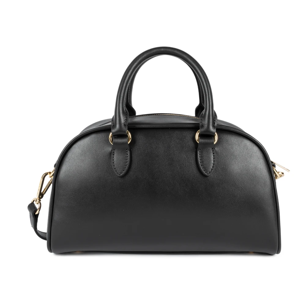 Lancaster Ritssluiting Bowling Handtas Donna Bow Black Dames
