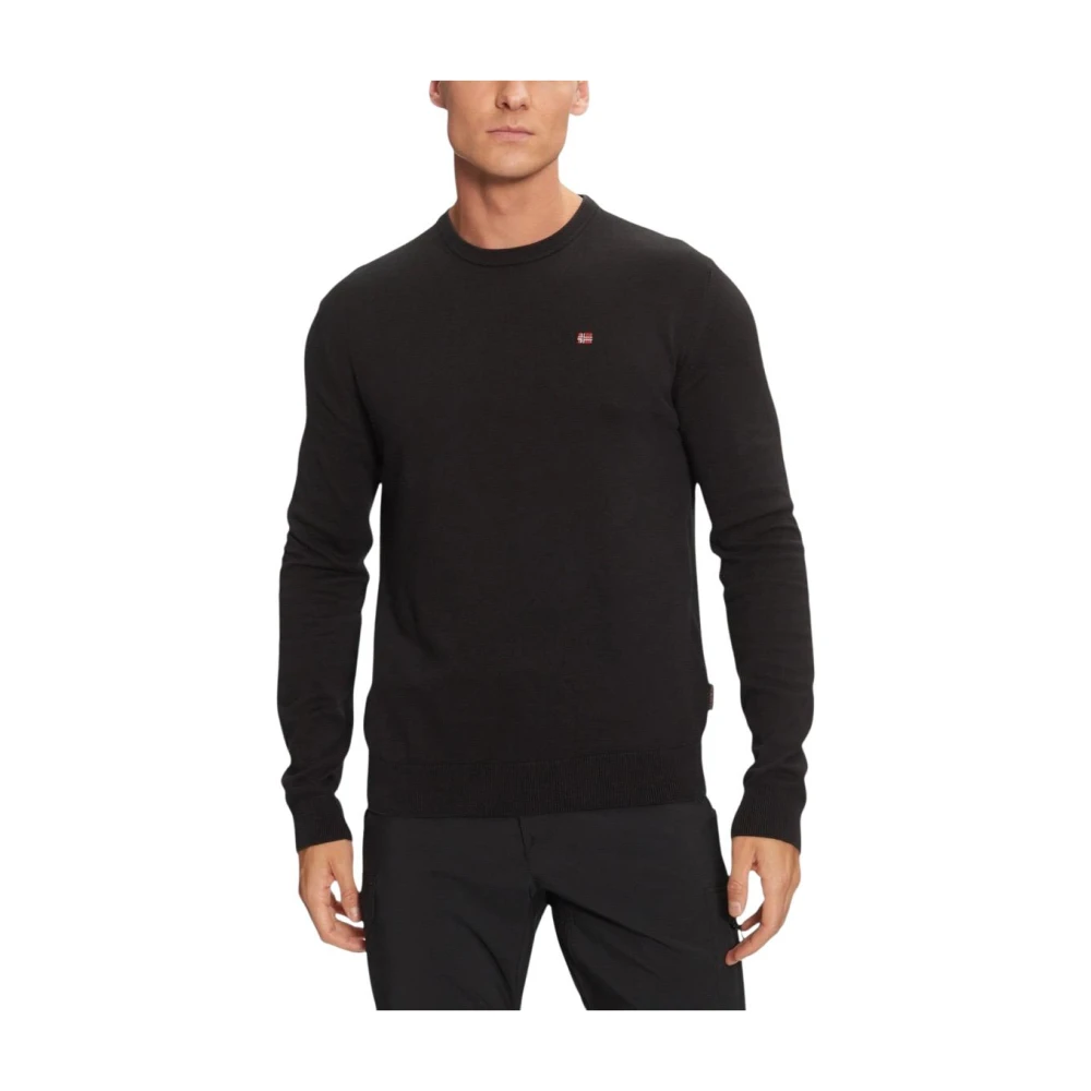 Napapijri Men's Black Minimalist Sweater
