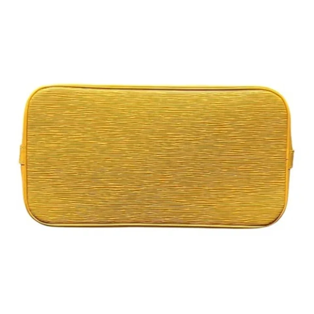 Louis Vuitton Vintage Pre-owned Leather handbags Yellow Dames