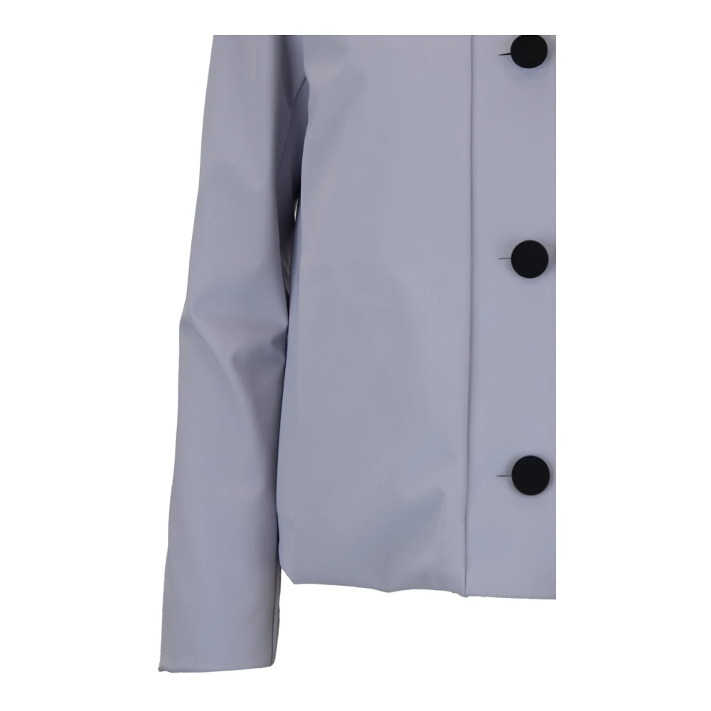 RRD Button Zip Jacket Purple Dames