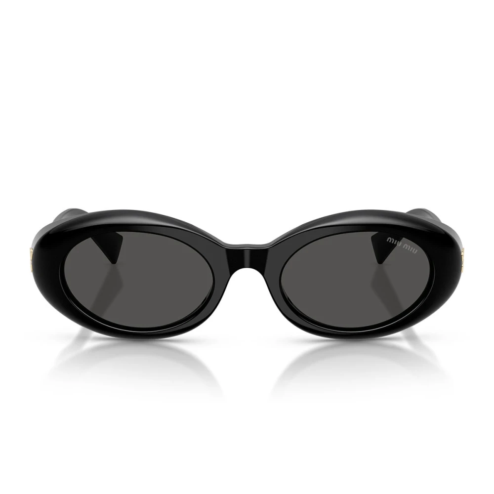 Miu Miu , Sunglasses, Female, Black, 52 Mm, Oval Sunglasses - Image 6