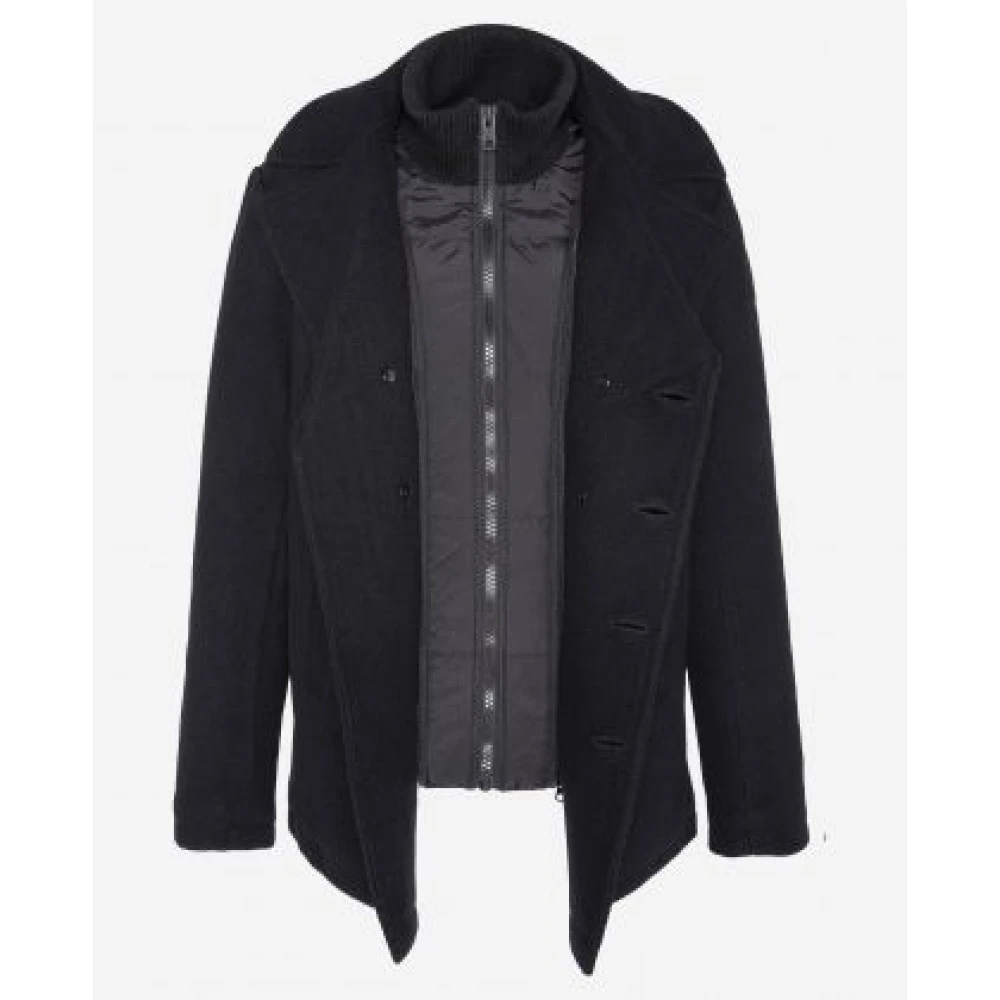 Schott NYC Wollen Peacoat Cyclone2 Zwart Black Heren