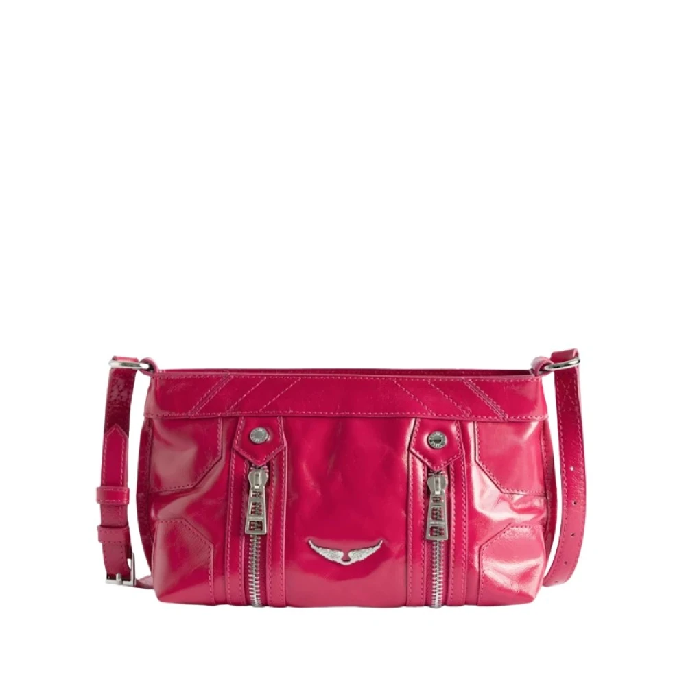 Zadig & Voltaire Women's Pink Sunny Mood Vintage Patent Bag