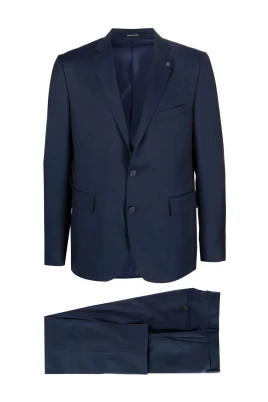 Slim Fit Kostym i Två Delar