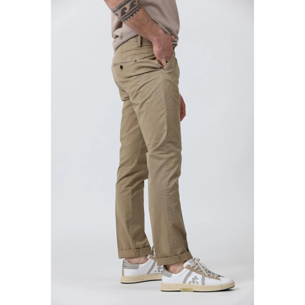 Dondup Gaubert Broek Beige Heren