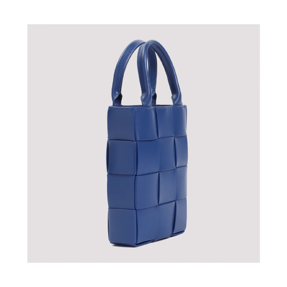 Bottega Veneta Blauwe Schoudertas Mini Cassette Blue Heren