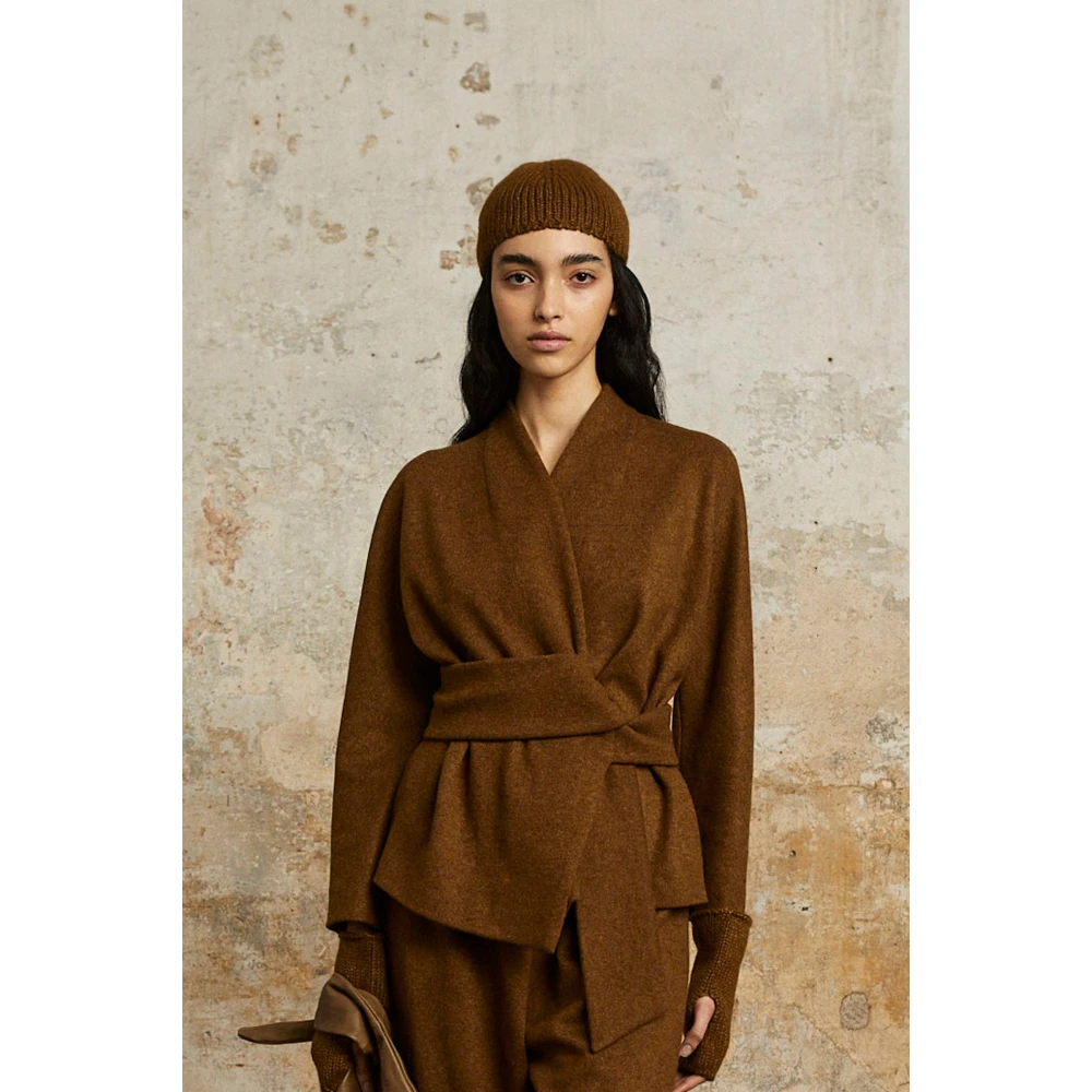 Cortana Single kasjmier wikkeljas Brown Dames
