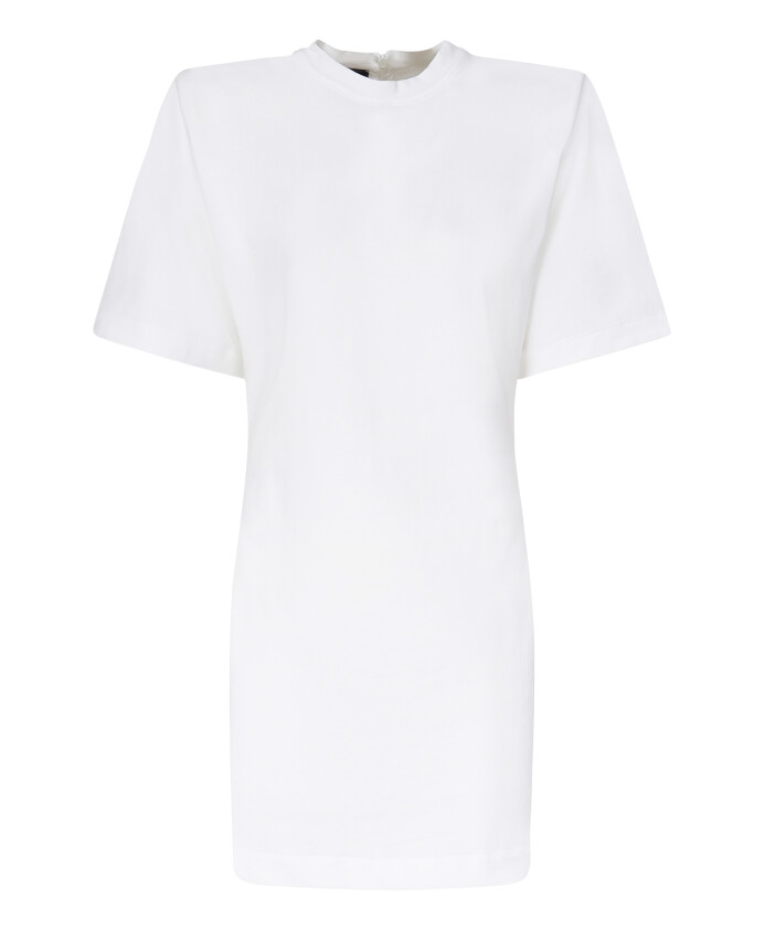 robe-en-jersey-de-coton-blanc